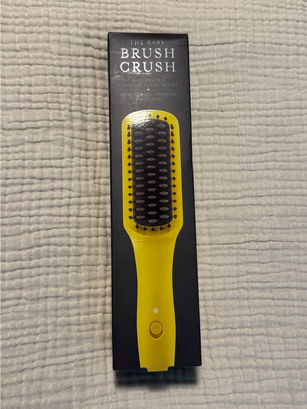 Drybar Yellow The Baby Brush Crush Heated Straightening Brush